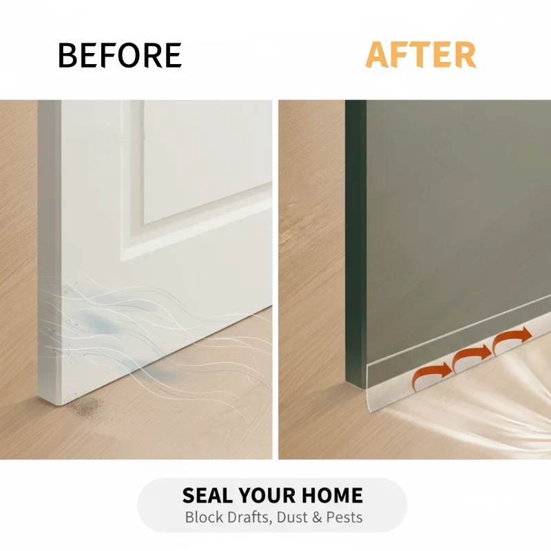 Self-Adhesive Weather Stripping – Wind-Proof, Insulates & Easy to Apply